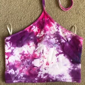 Tie dye crop top